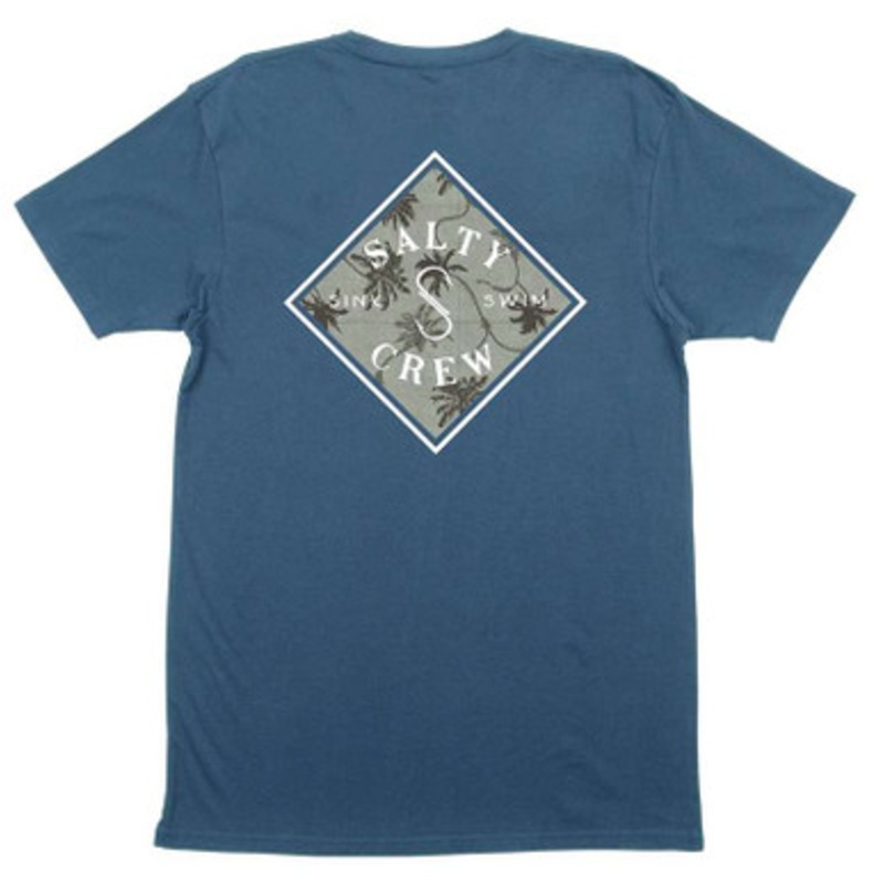 Salty Crew Tippet Refuge Premium Short Sleeve T-Shirt – Harbor Blue – 2X-Large