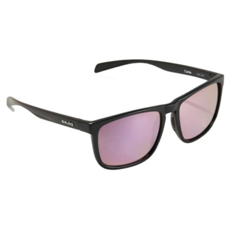 Bajio Calda Sunglasses – Matte Black Frame/Pink Plastic