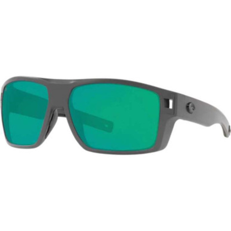 Costa Diego Sunglasses – Matte Gray/Green Mirror 580G