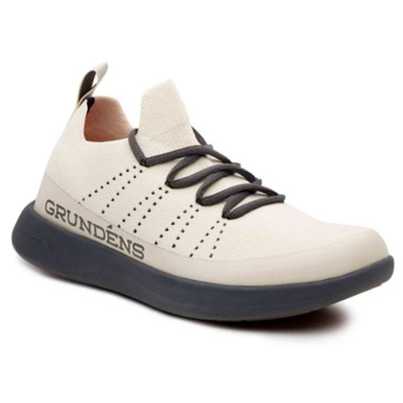 Grundens Sea Knit Boat Shoe – Fog – 8