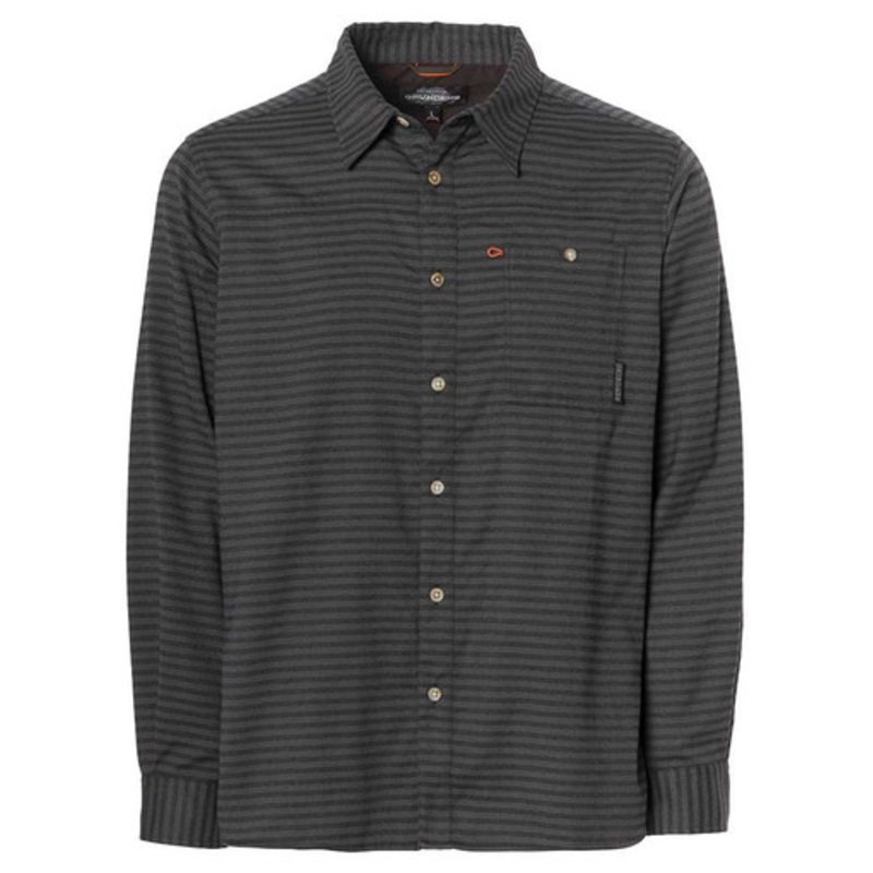 Grundens Steelhead Shirt – Iron Stripe – X-Large