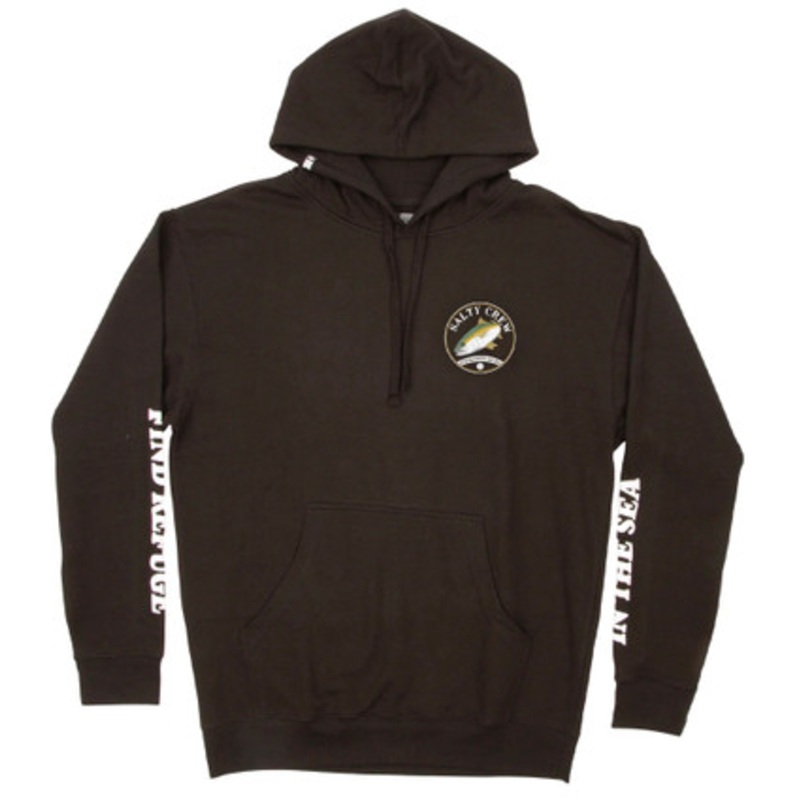 Salty Crew Homeguard Fleece Hoodie – Black – Large