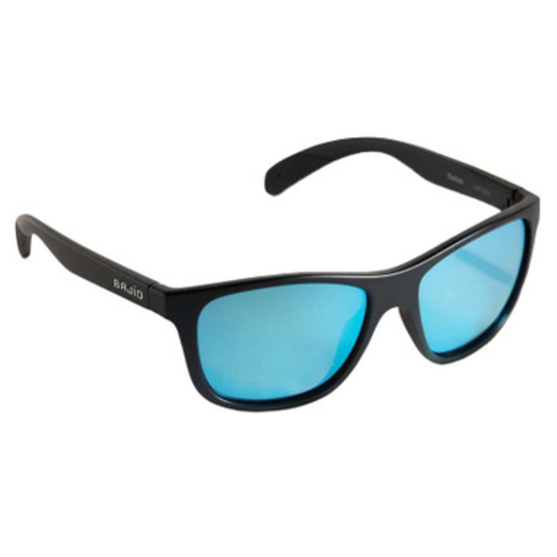 Bajio Gates Sunglasses – Matte Black Frame/Blue Glass Lens