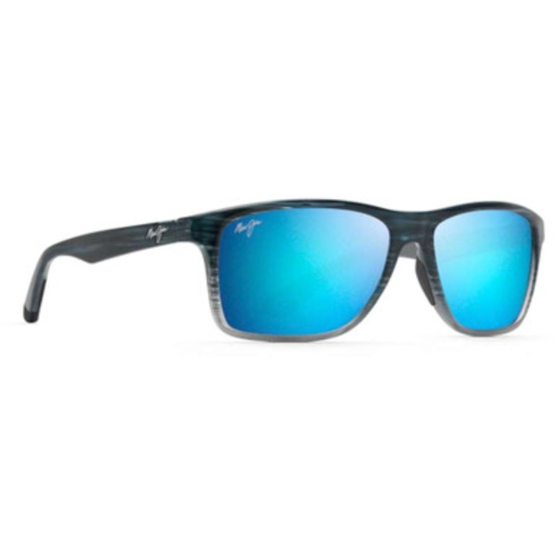 Maui Jim Onshore Sunglasses – Blue Black Stripe Fade Frame/Blue Hawaii 1.50 Bi-Focal Lens
