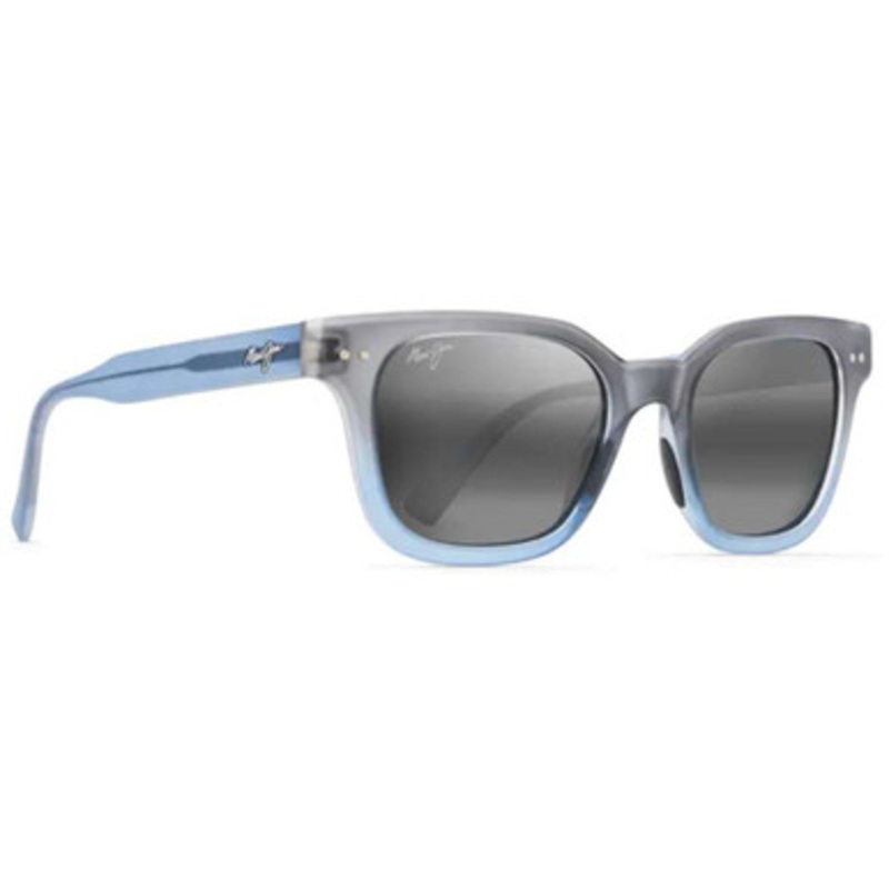 Maui Jim Shore Break Sunglasses – Matte Translucent Blue Grey Fade/Neutral Grey Lens