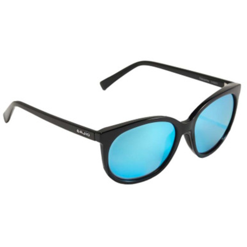 Bajio Casuarina Sunglasses – Gloss Black Frame/Blue Glass Lens