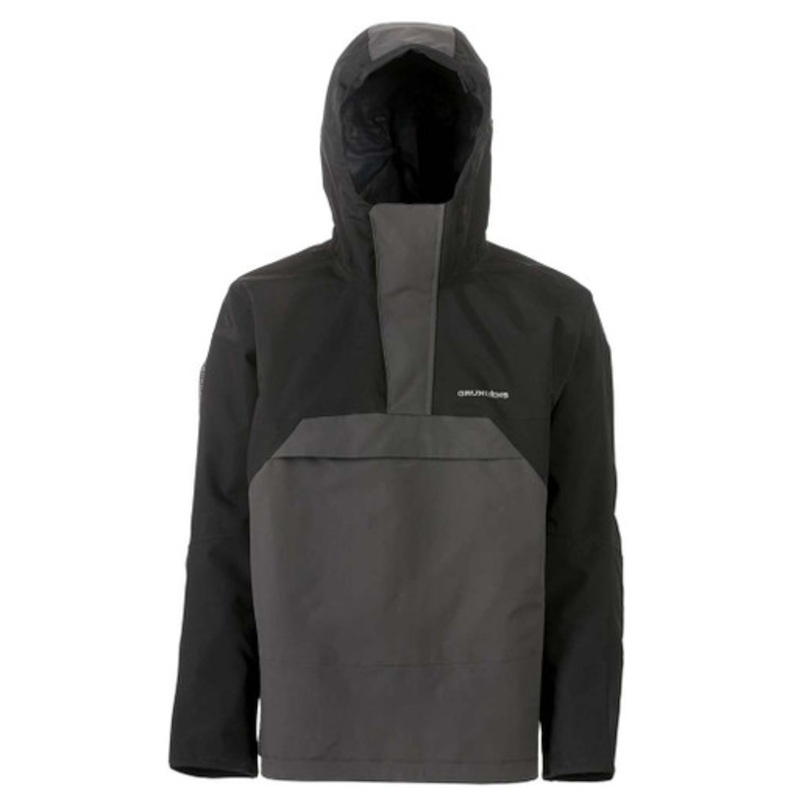 Grundens Full Share Anorak Jacket – Black/Grey – Large