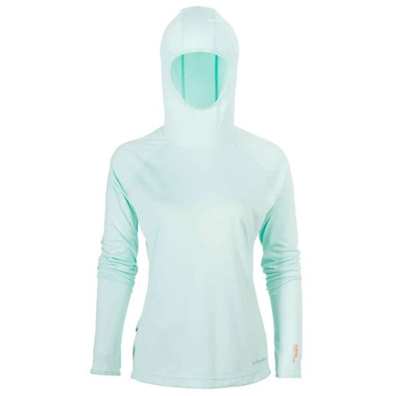 Grundens Womens Solstrale Hoodie – Blue Light – Large