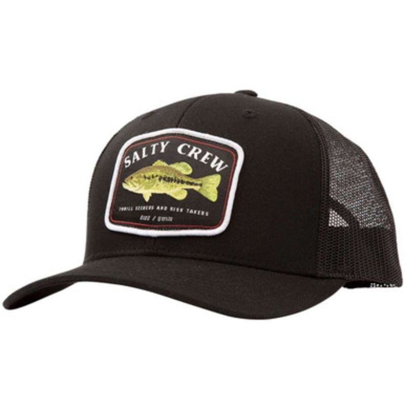 Salty Crew Bigmouth Retro Trucker Hat – Black