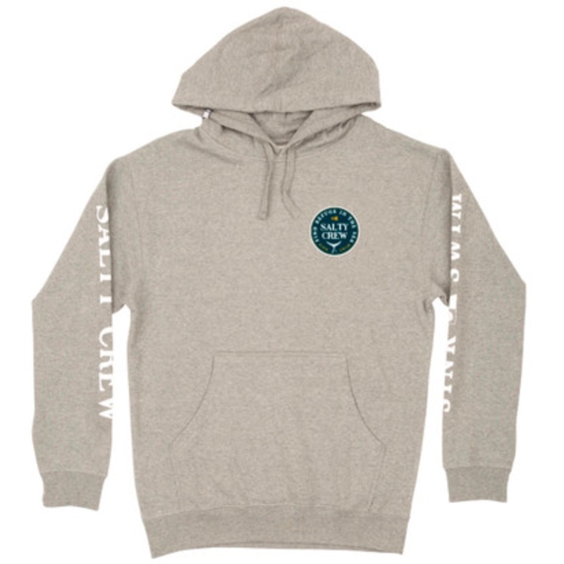 Salty Crew Fathom Fleece Hoodie – Gunmetal Heather – Large