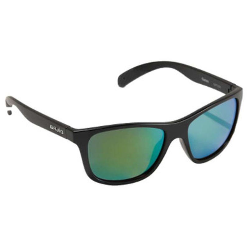 Bajio Gates Sunglasses – Matte Black Frame/Green Glass Lens
