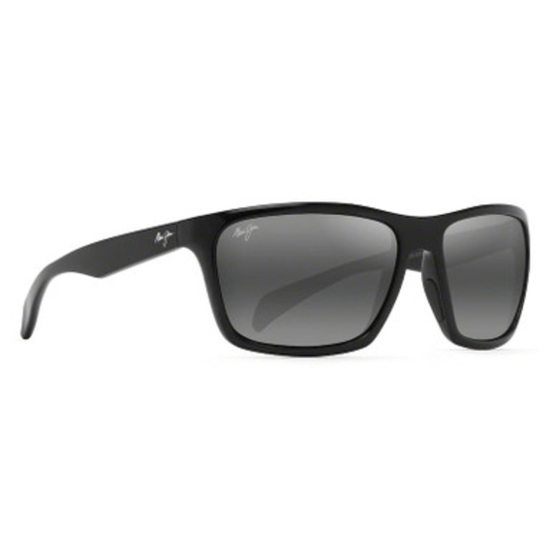 Maui Jim Makoa Sunglasses – Gloss Black Frame/Neutral Grey Lens