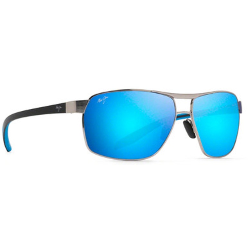 Maui Jim The Bird Sunglasses – Chrome Frame/Blue Hawaii Lens