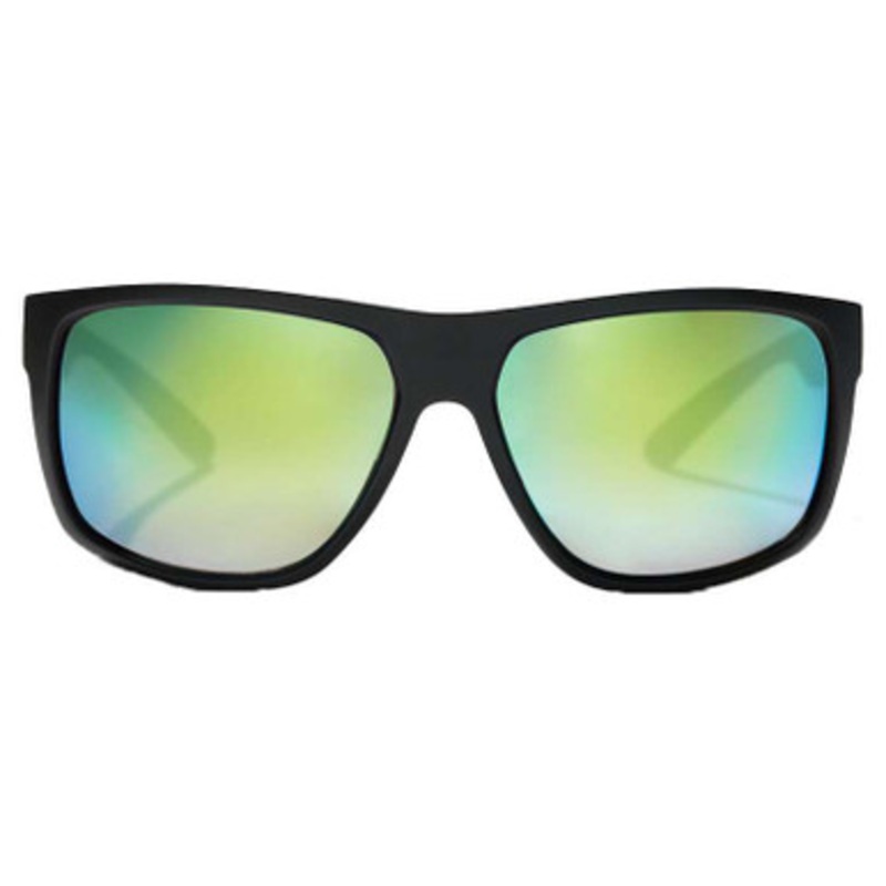 Bajio Boneville Sunglasses – Matte Black Frame/Green Glass Lens