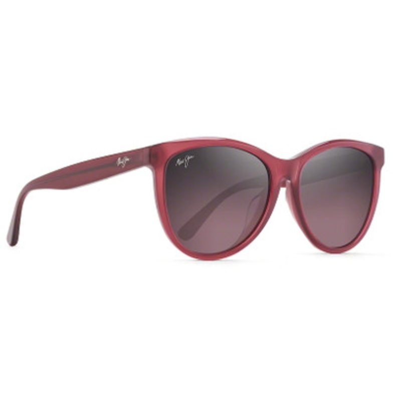 Maui Jim Glory Glory Sunglasses – Transparent Milky Raspberry/Maui Rose Lens