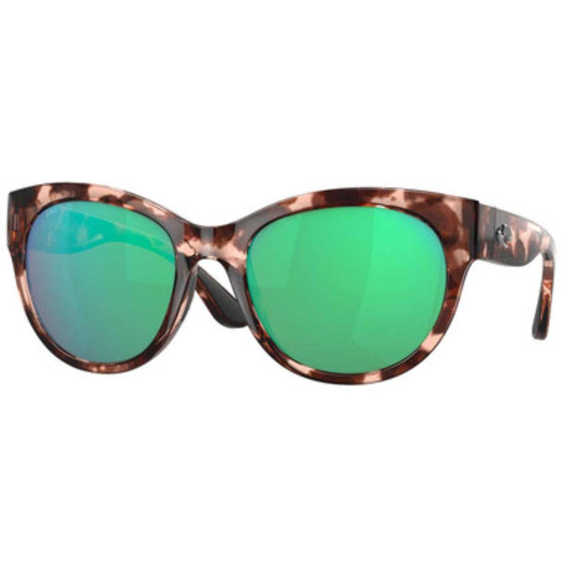 Costa Maya Sunglasses – Coral Tortoise/Green Mirror 580G