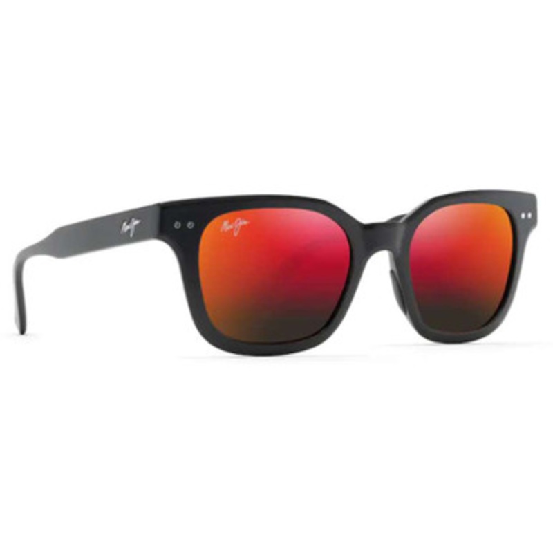 Maui Jim Shore Break Sunglasses – Matte Black Frame/Hawaii Lava Lens
