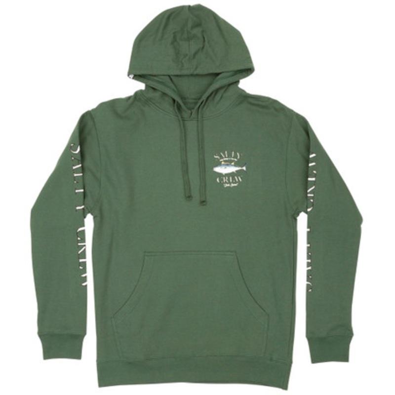 Salty Crew Big Blue Fleece Hoodie – Alpine Green – X-Large