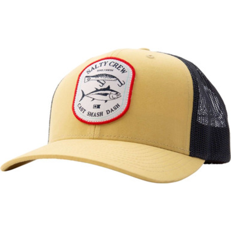 Salty Crew Surface Retro Trucker Hat – Gold/Navy