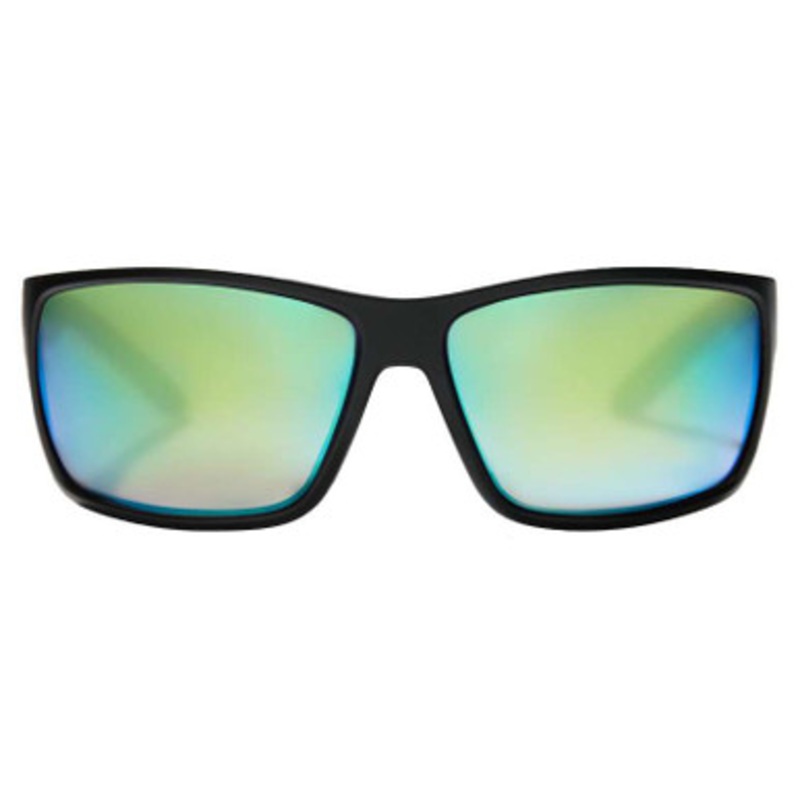 Bajio Bales Beach Sunglasses – Matte Black Frame/Green Lens