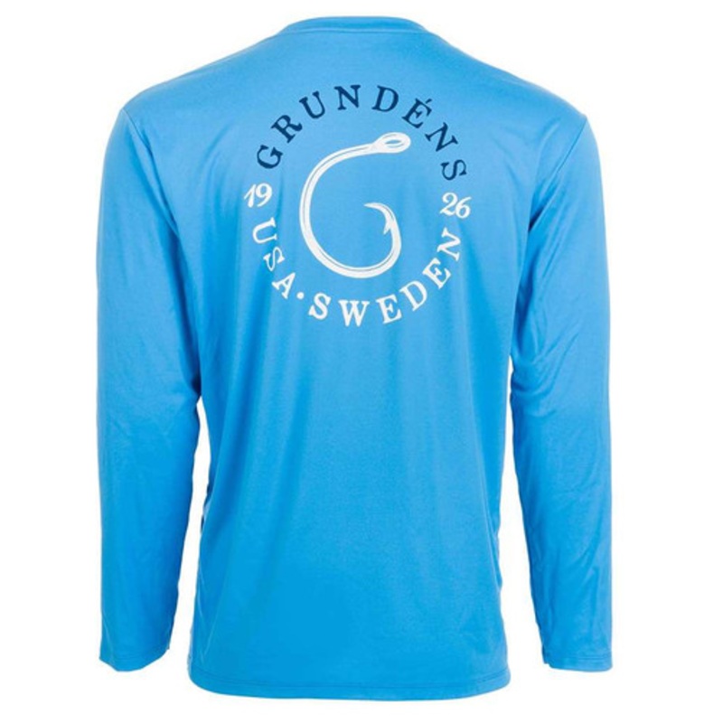 Grundens Tech Tee Long Sleeve Shirt – G-Hook Print – X-Large