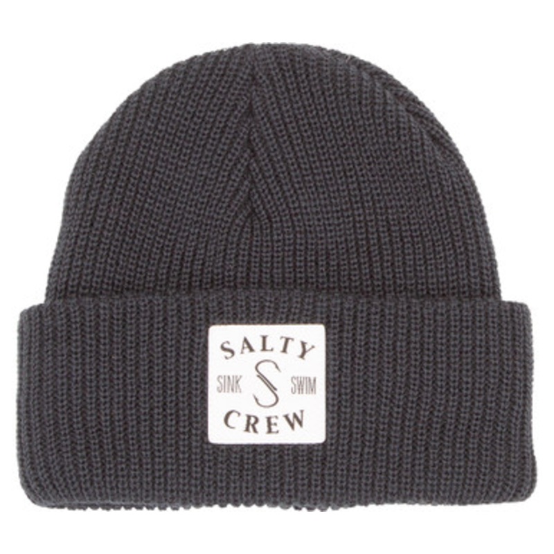 Salty Crew S-Hook Beanie – Dark Slate