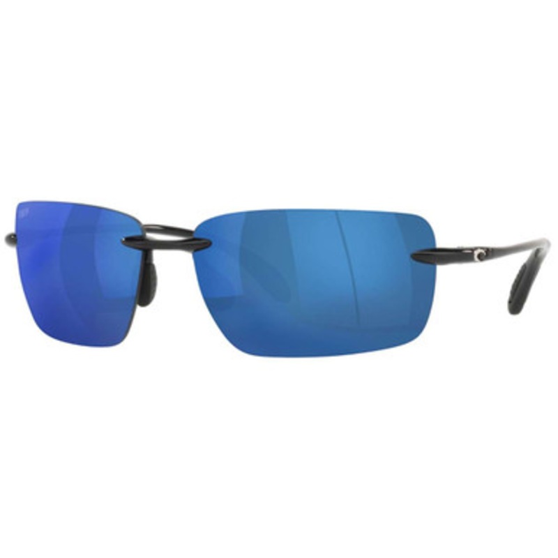 Costa Gulf Shore Sunglasses – Shiny Black/Blue Mirror – 580P
