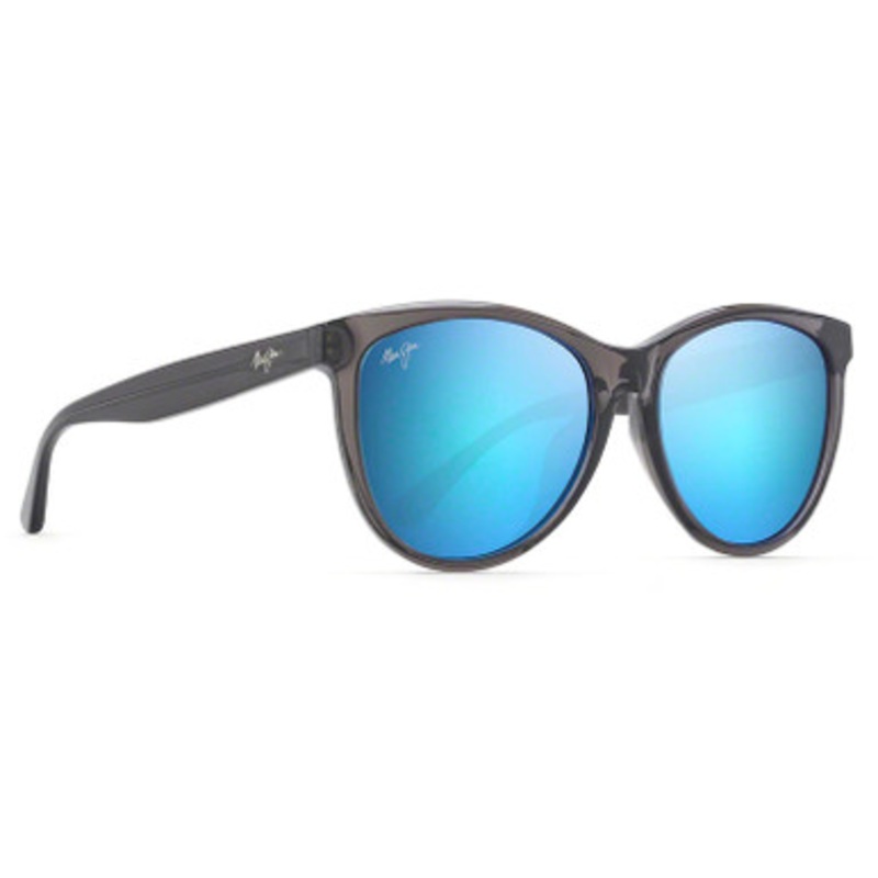 Maui Jim Glory Glory Sunglasses – Transparent Grey Frame/Blue Hawaii