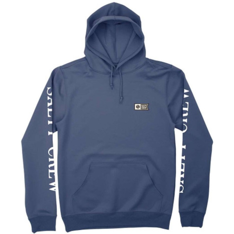 Salty Crew Alpha Tech Fleece Hoodie – Navy – X-Large