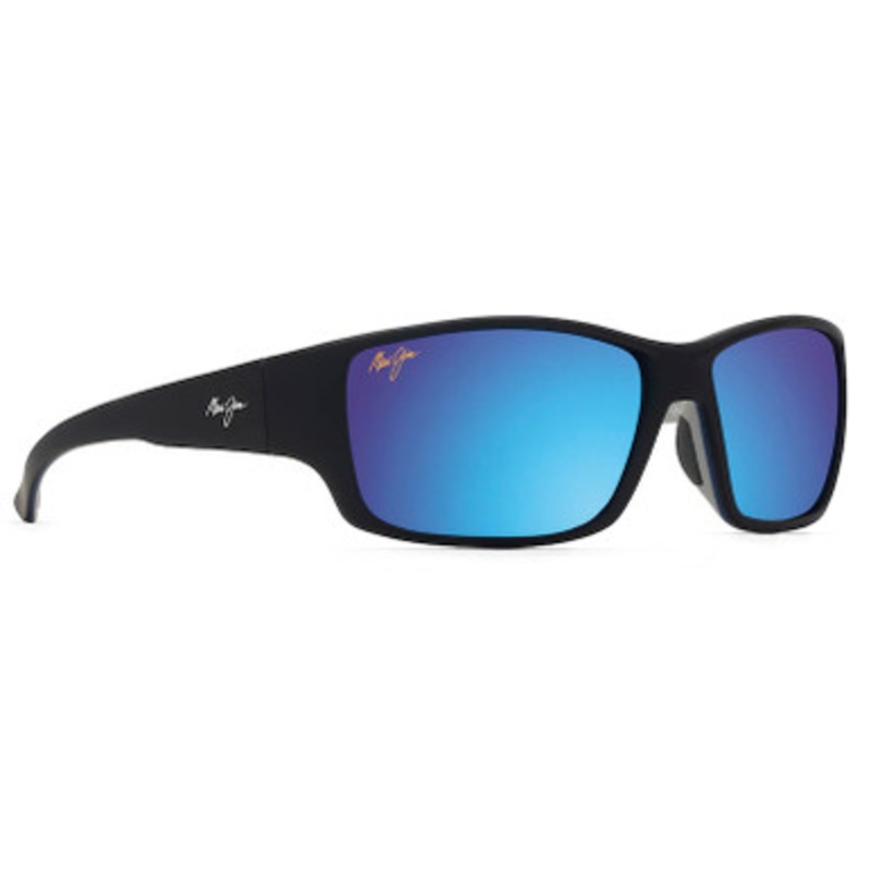 Maui Jim Local Kine Sunglasses – Soft Black Frame/Blue Hawaii 2.00 Bi-Focal Lens