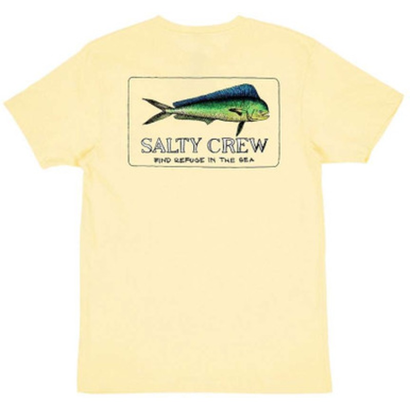 Salty Crew El Dorado Short Sleeve T-Shirt – Banana – Medium