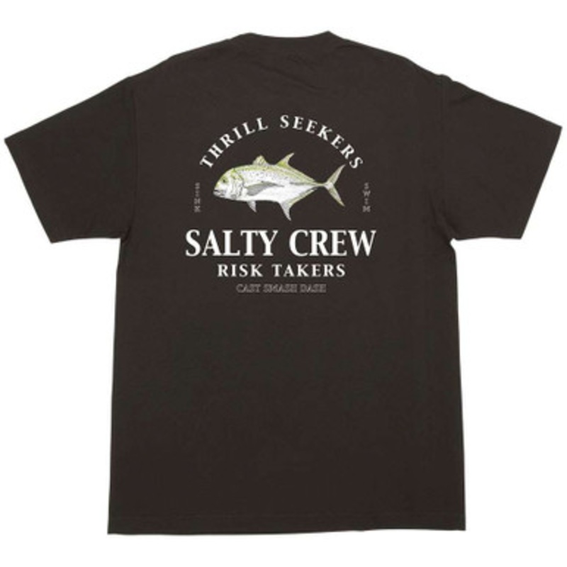 Salty Crew GT Short Sleeve T-Shirt – Black – X-Large