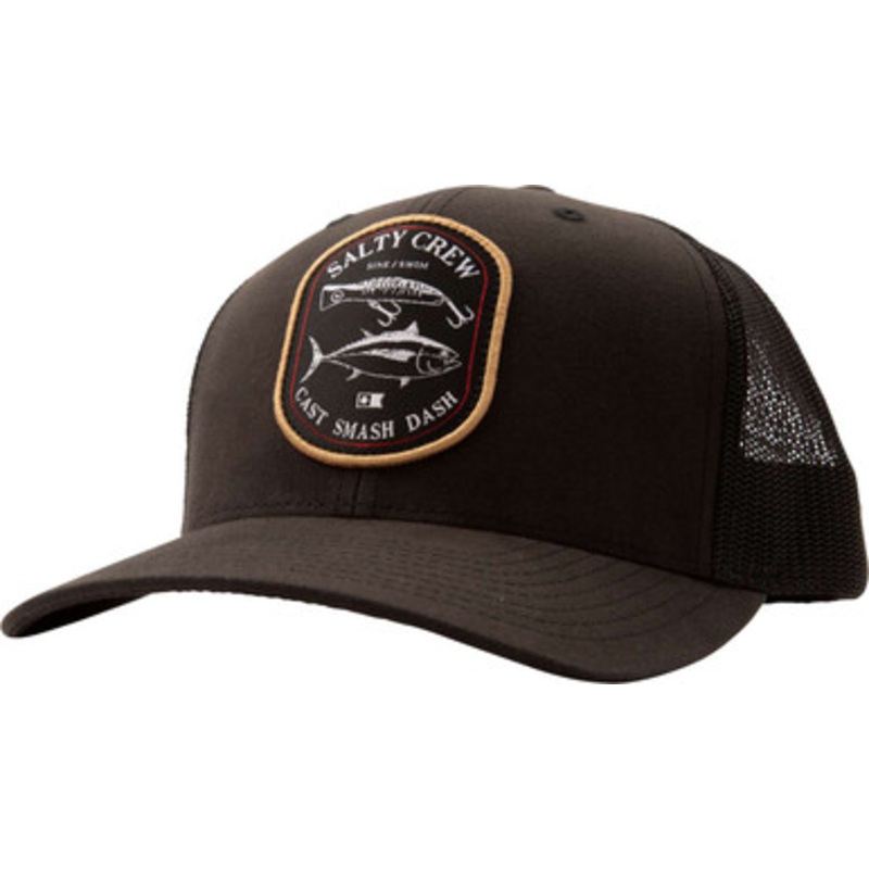 Salty Crew Surface Retro Trucker Hat – Black