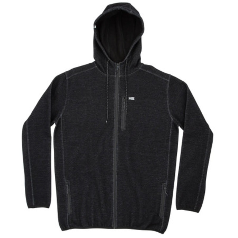 Salty Crew Tempest Fleece Jacket – Black – X-Large