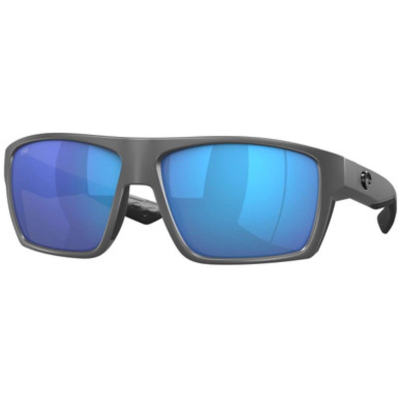 Costa Bloke Sunglasses – Matte Gray/Matte Black/Blue Mirror 580G