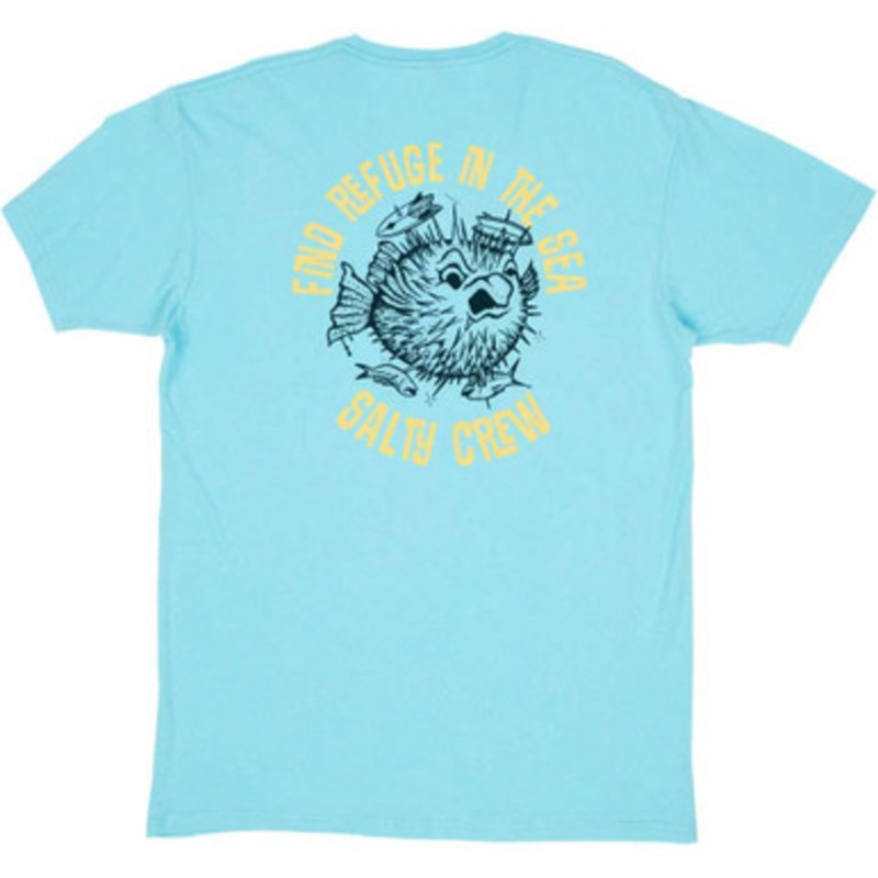 Salty Crew Skewered Short Sleeve T-Shirt – Pacific Blue – X-Large