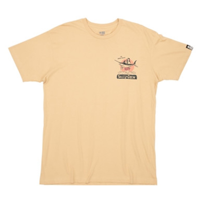Salty Crew Beachcomber Short Sleeve Premium T-Shirt – Camel – XL