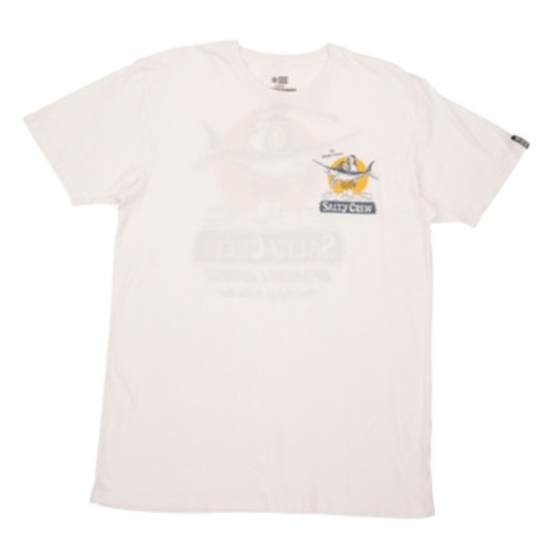 Salty Crew Beachcomber Short Sleeve Premium T-Shirt – White – XL