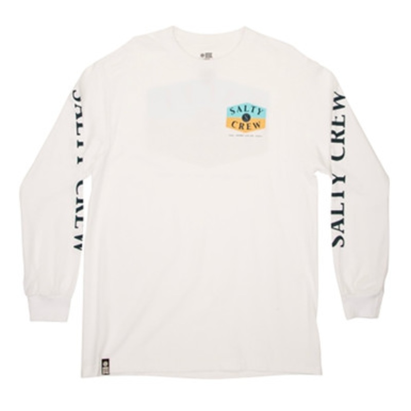 Salty Crew Overhead Long Sleeve T-Shirt – White – L