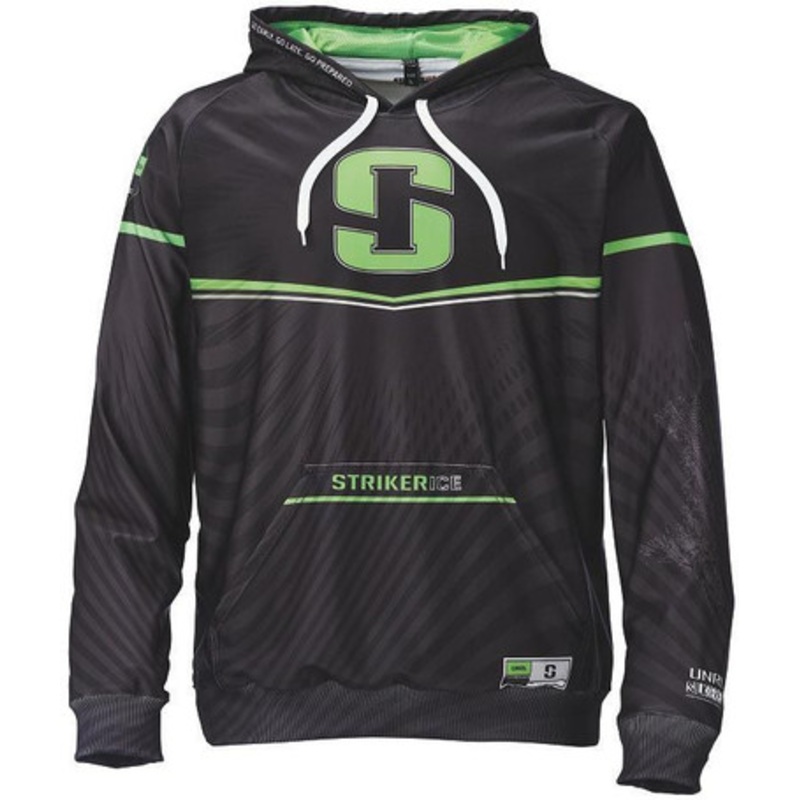 Striker Riot Hoodie – Black/Green/White – X-Large