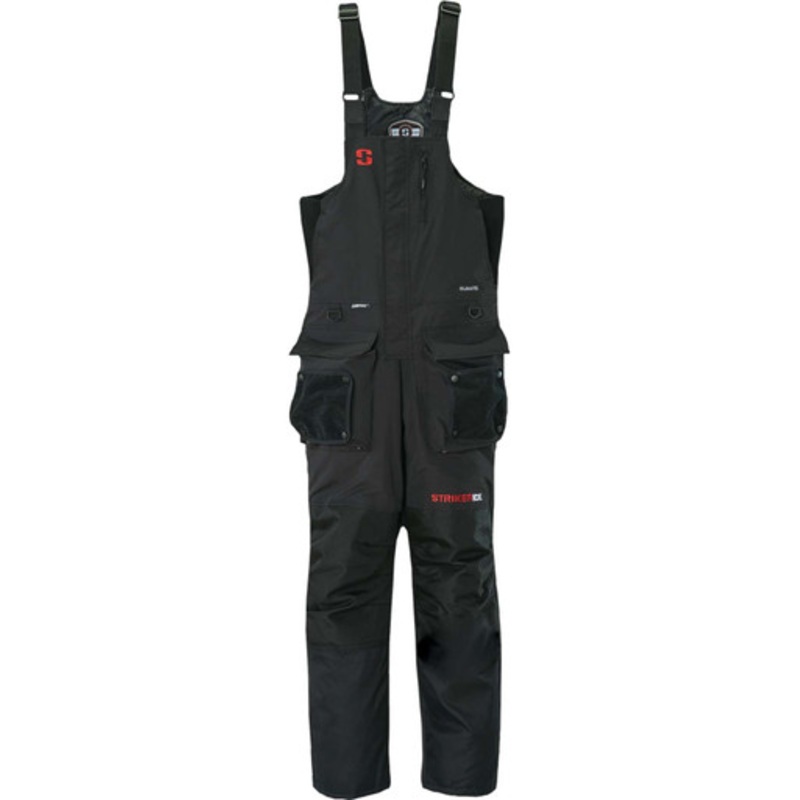 Striker Climate Bib – Black/Red Logo – 4XL