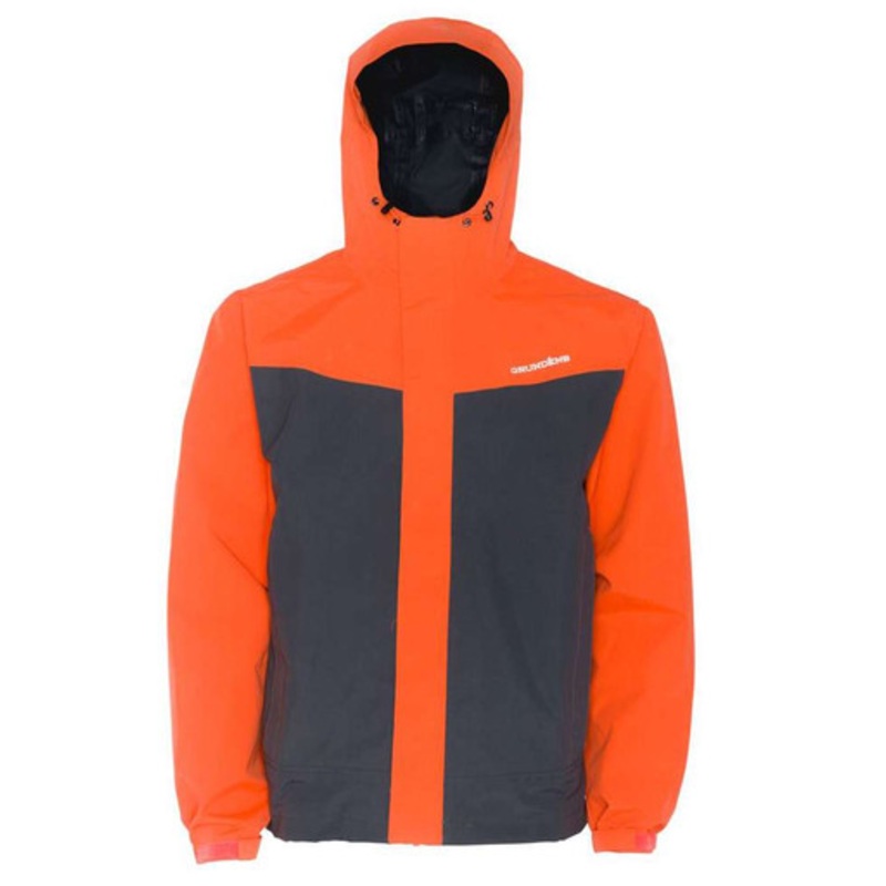 Grundens Full Share Jacket – Orange/Grey – X-Small