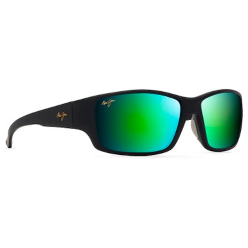 Maui Jim Local Kine Sunglasses – Soft Black Frame/MAUIGreen Lens