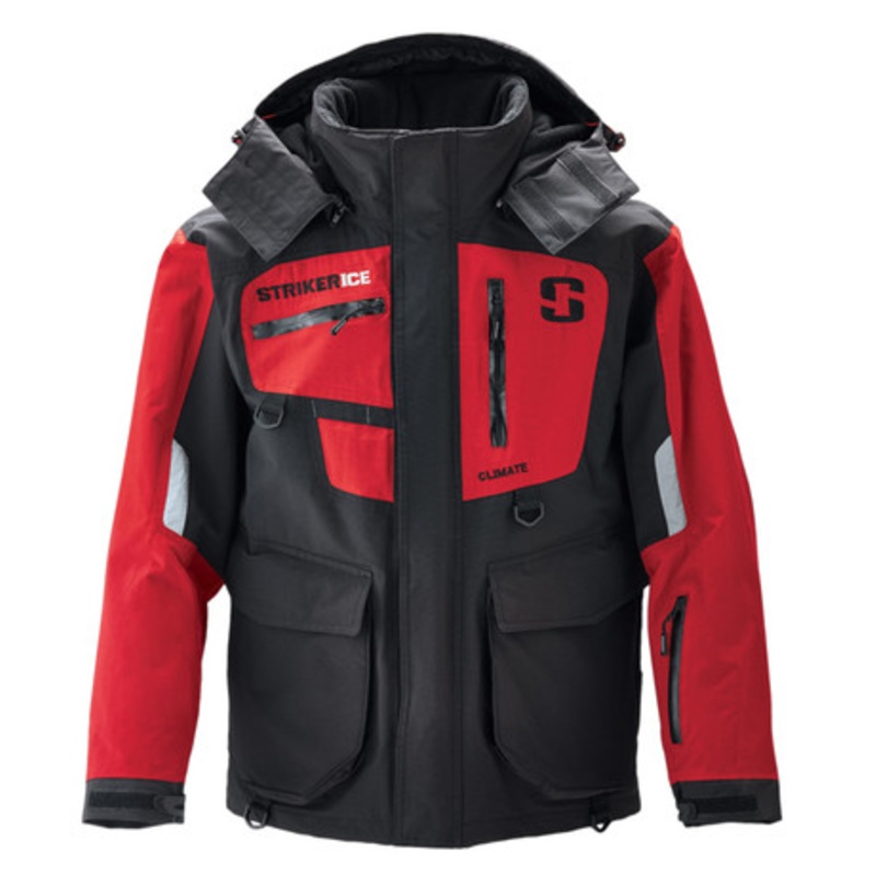 Striker Climate Jacket – Black/Red – L