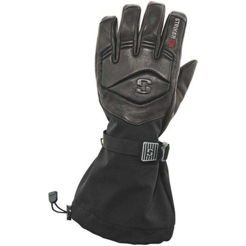 Striker Combat Leather Gloves – Black – Small