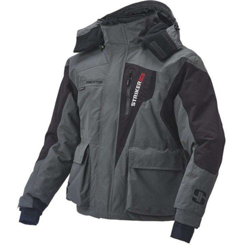 Striker Youth Predator Jacket – Black/Gray – Small