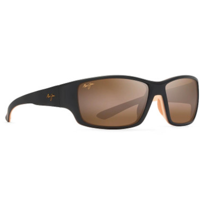 Maui Jim Local Kine Sunglasses – Matte Dark Transparent Brown Frame/HCL Bronze Lens