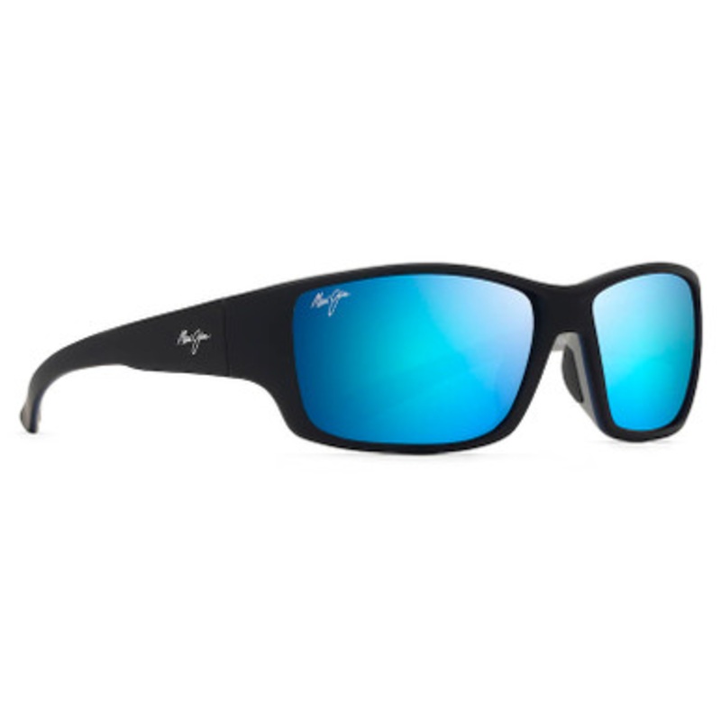Maui Jim Local Kine Sunglasses – Soft Black Frame/Blue Hawaii Lens