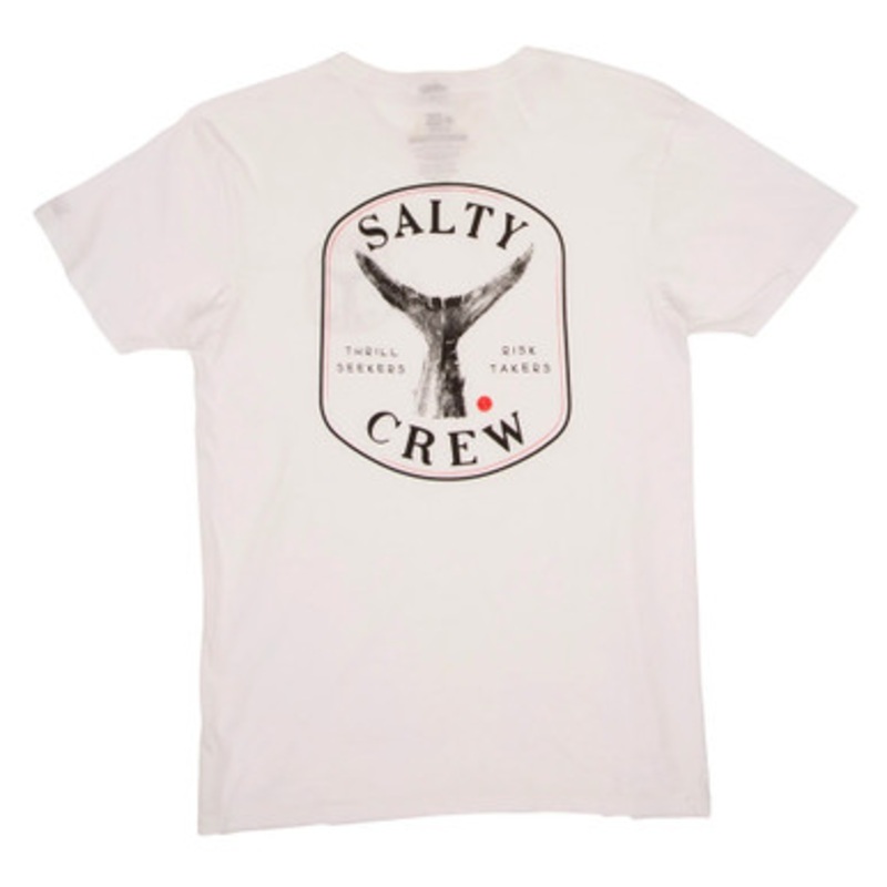 Salty Crew Fishstone Premium Short Sleeve T-Shirt – White – L