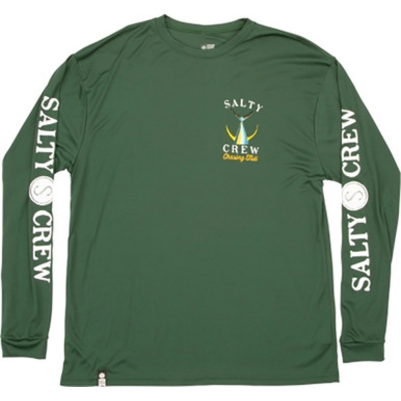 Salty Crew Tailed Long Sleeve Tech T-Shirt – Spruce – L